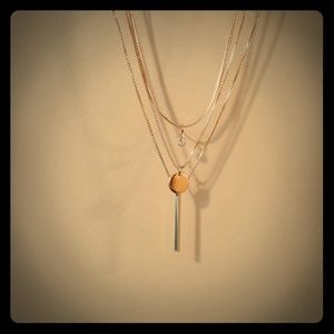 Maurices gold necklace set